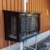 ILP ilmalämpöpumpun suojakotelo musta RAL9005 - Image 2